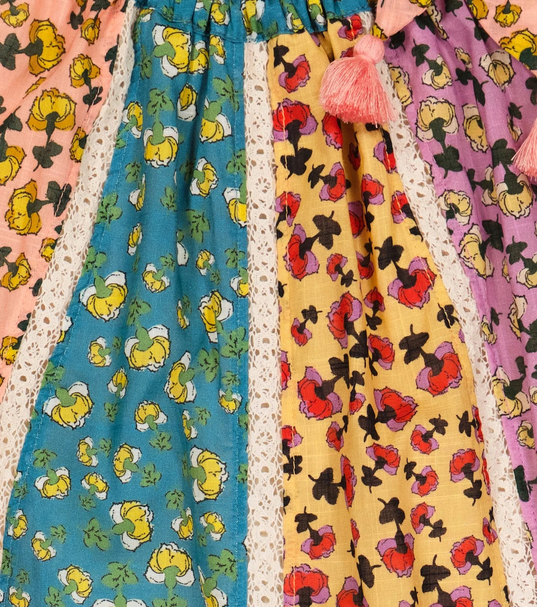 Zimmermann Kids - فستان تيجي القطني المطبوع