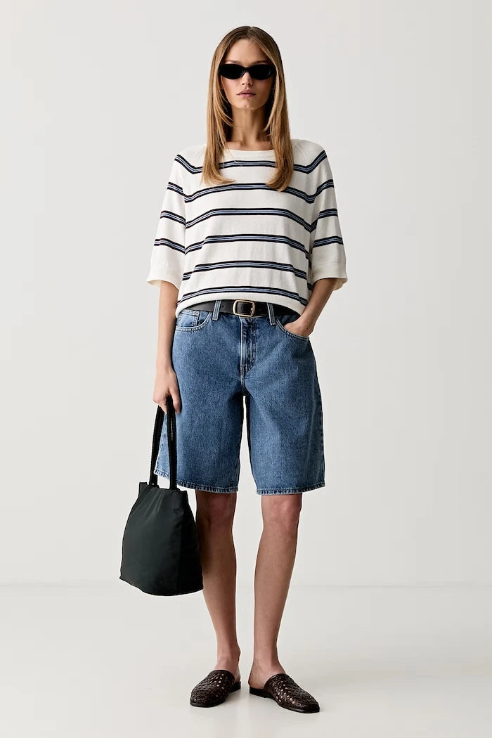Levi's pamuklu kadın kısa şort SQUARE PEG