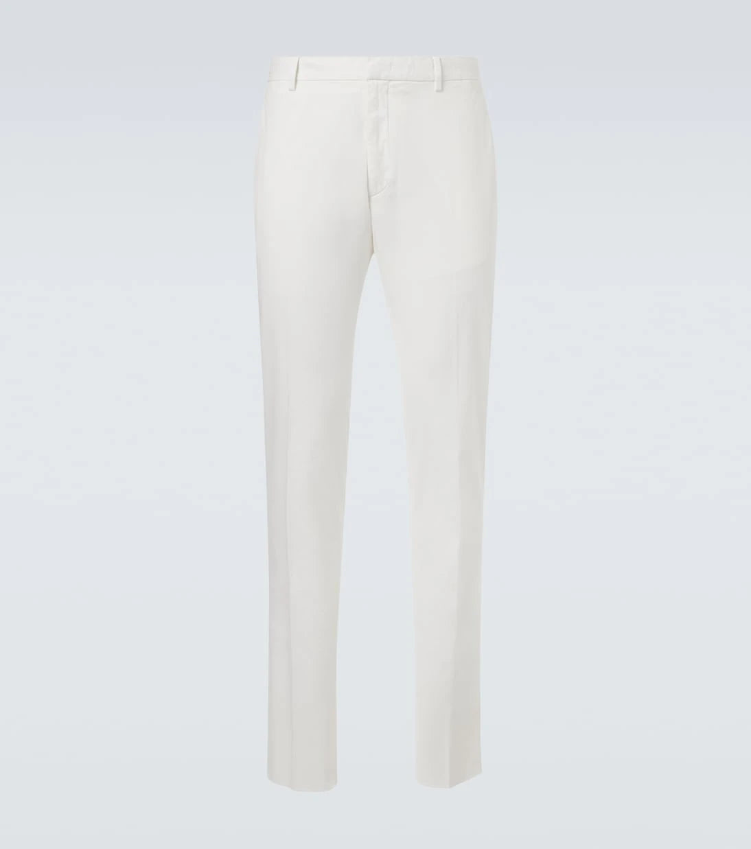 Zegna - Cotton-blend slim pants