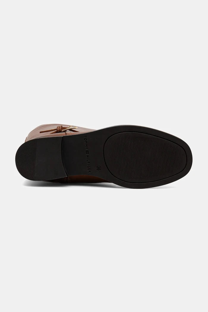 Tommy Hilfiger TH BUCKLE RIDING LTHR LONG BOOT Deri Çizme