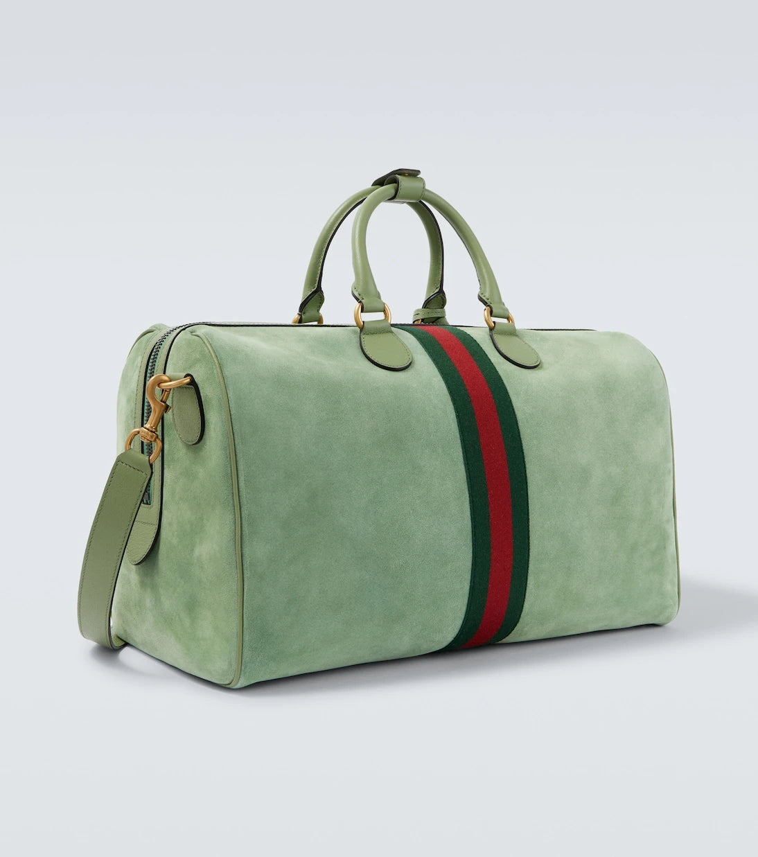Gucci - حقيبة غوتشي سافوي دافل متوسطة من جلد الشمواه