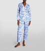 Desmond & Dempsey Blue Long Pyjama Set