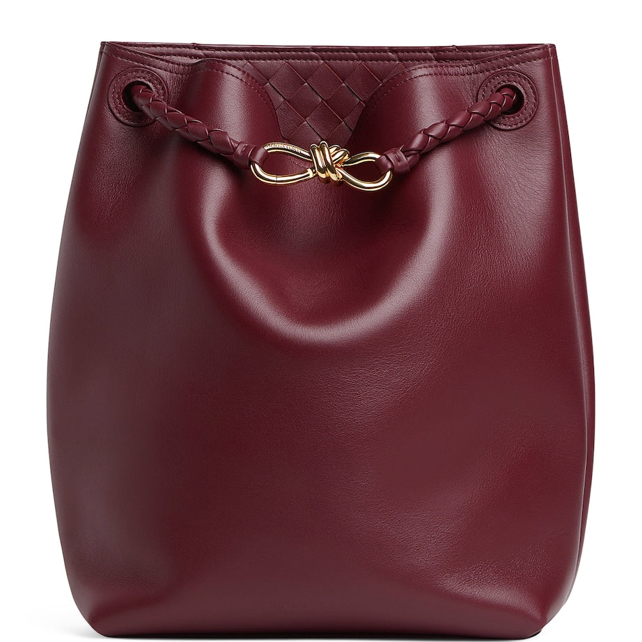 Leather Andiamo Bucket Bag