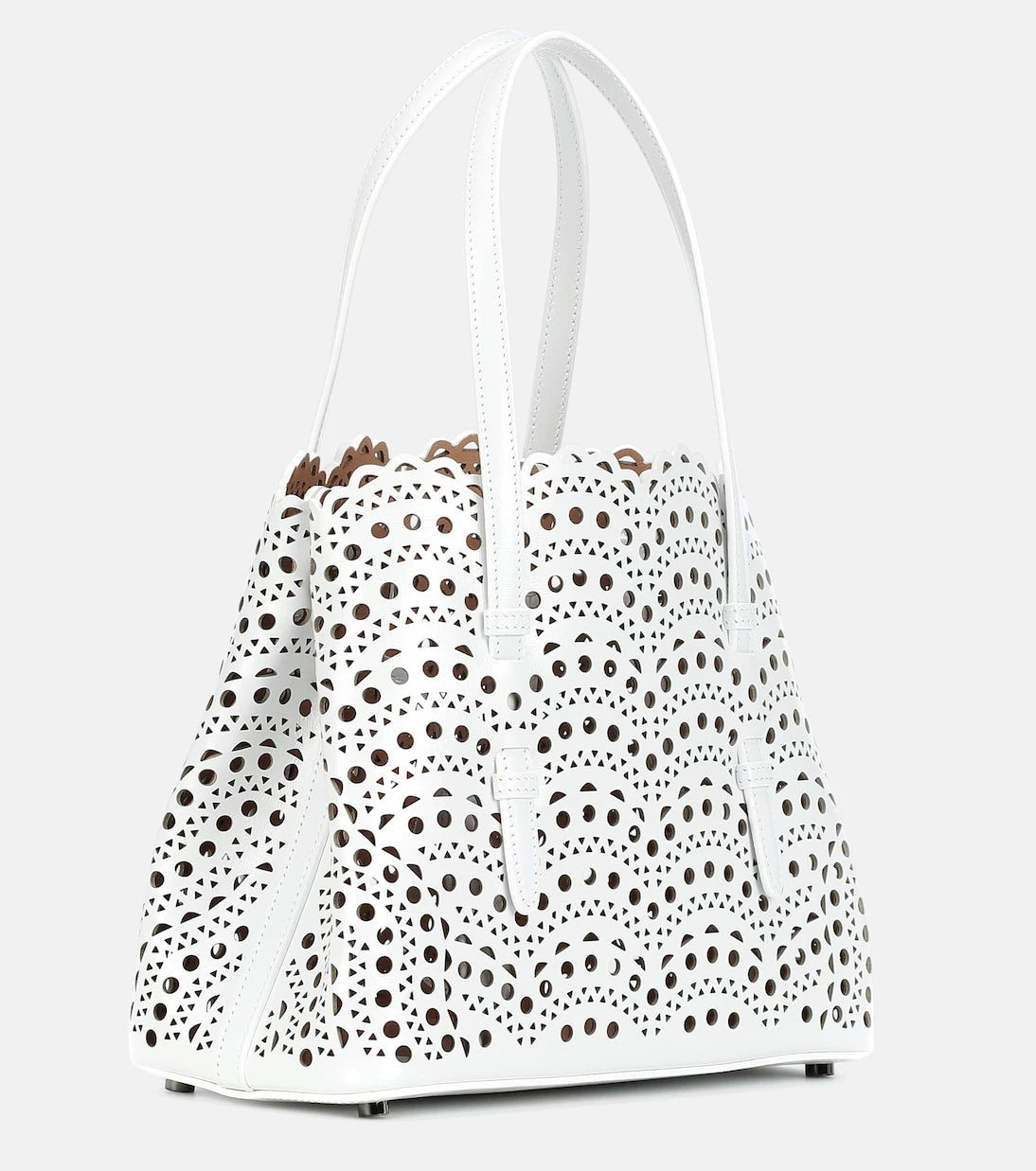 Alaïa - Le Mina 25 Vienne Wave leather tote bag
