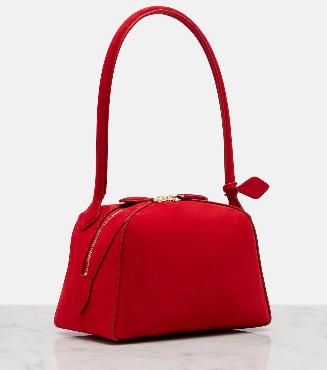 Alaïa - Le Bouledogue Small suede shoulder bag