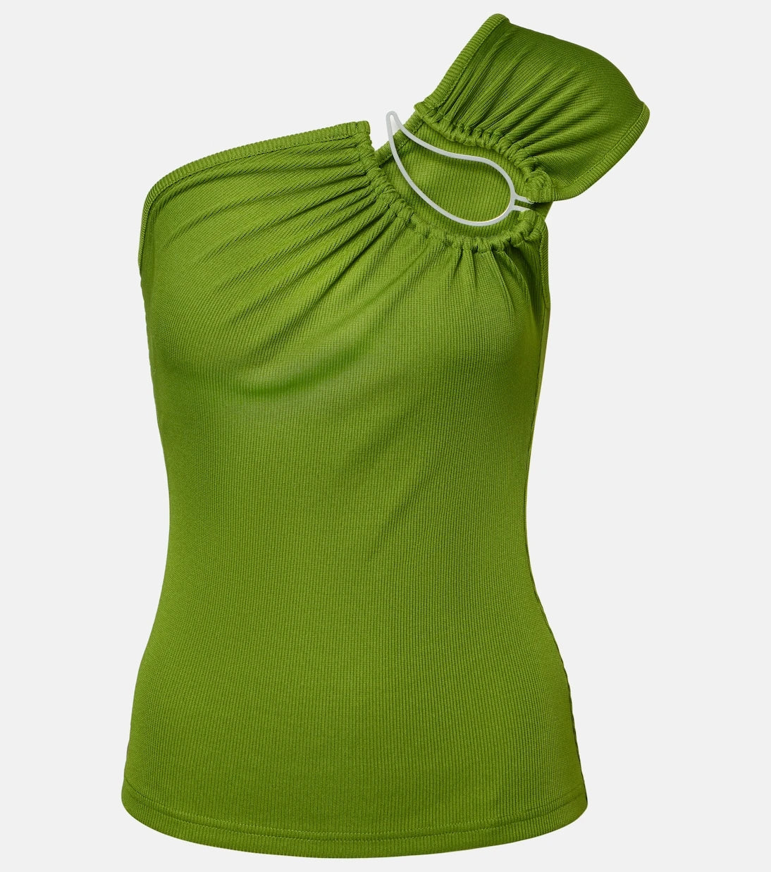 Christopher Esber - Paisley asymmetric gathered top