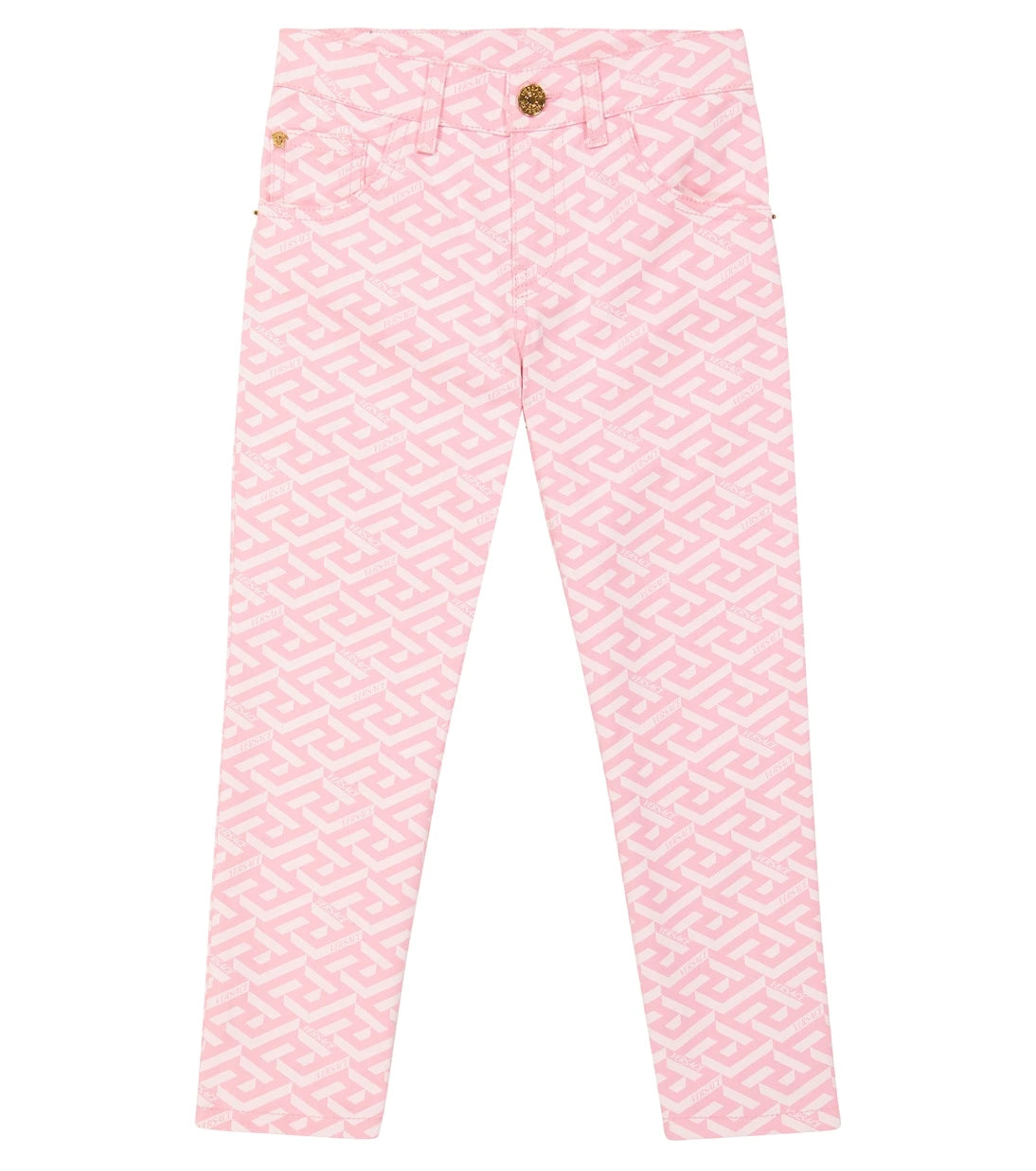 Versace Kids - جينز بطبعة La Greca
