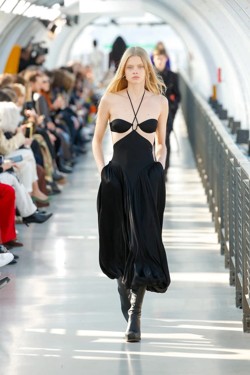 Stella McCartney - Cutout halterneck midi dress