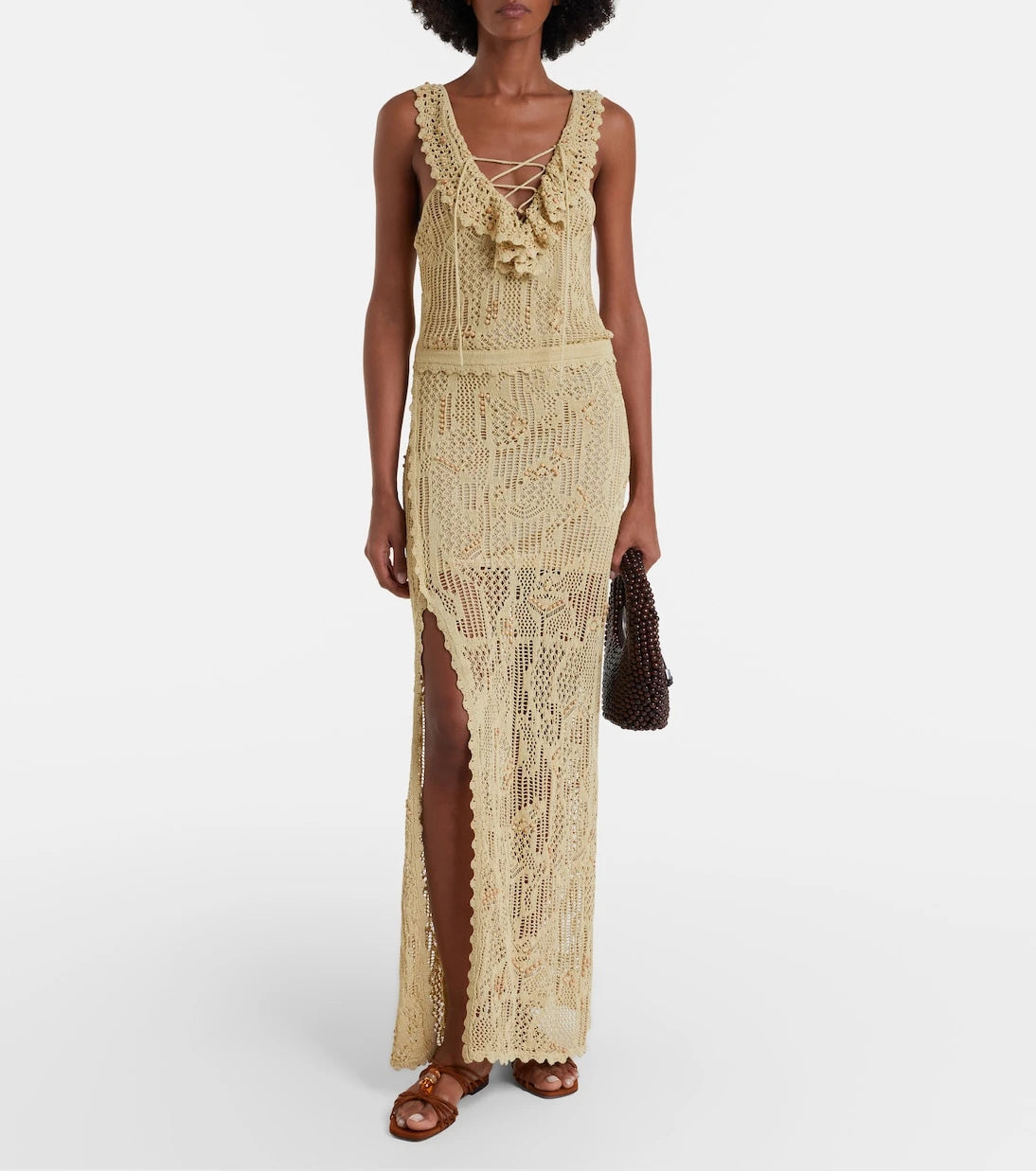 Jimmy Choo - Lova beaded suede sandals