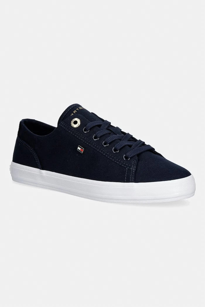 Tommy Hilfiger TH FOXING SNEAKER CANVAS Kadın Düşük Kesim Sneaker