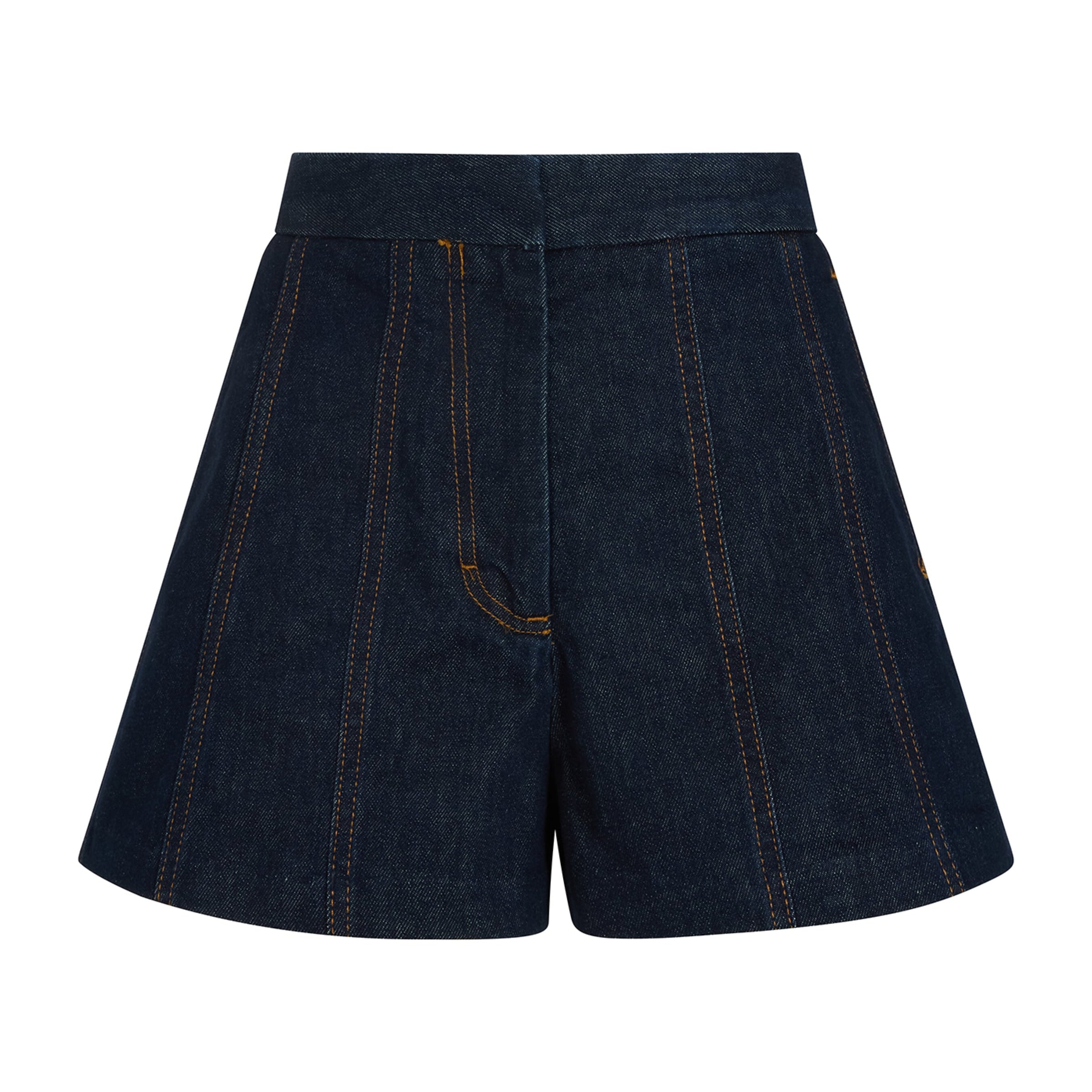 Claudie Pierlot Blue Raw Denim Shorts