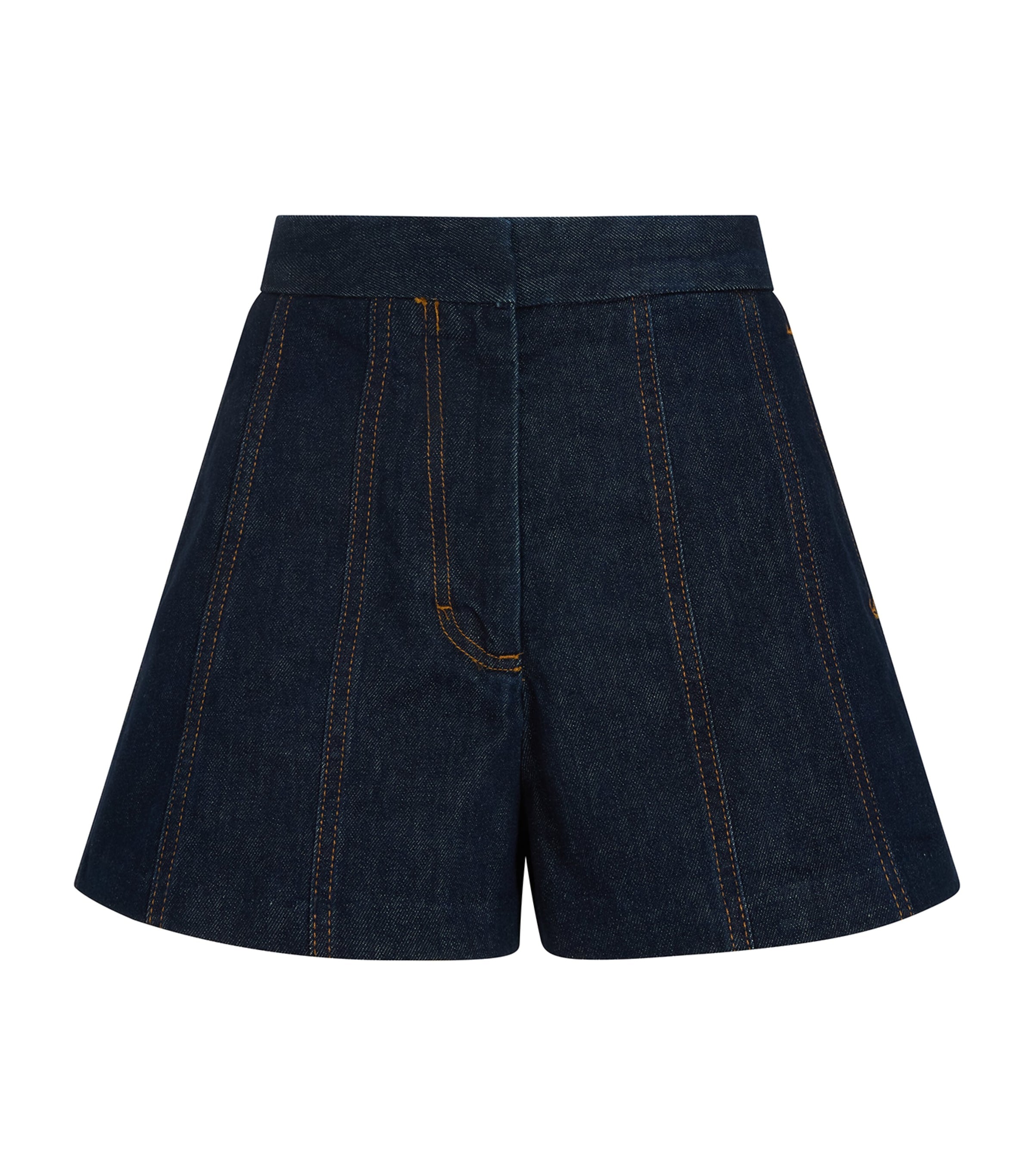 Claudie Pierlot Blue Raw Denim Shorts
