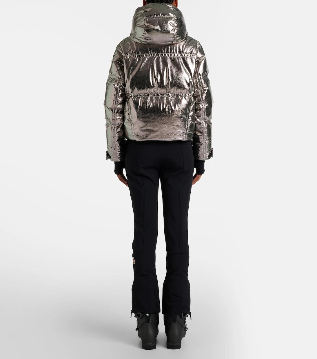 Moncler Grenoble - Calaque metallic-effect down ski jacket