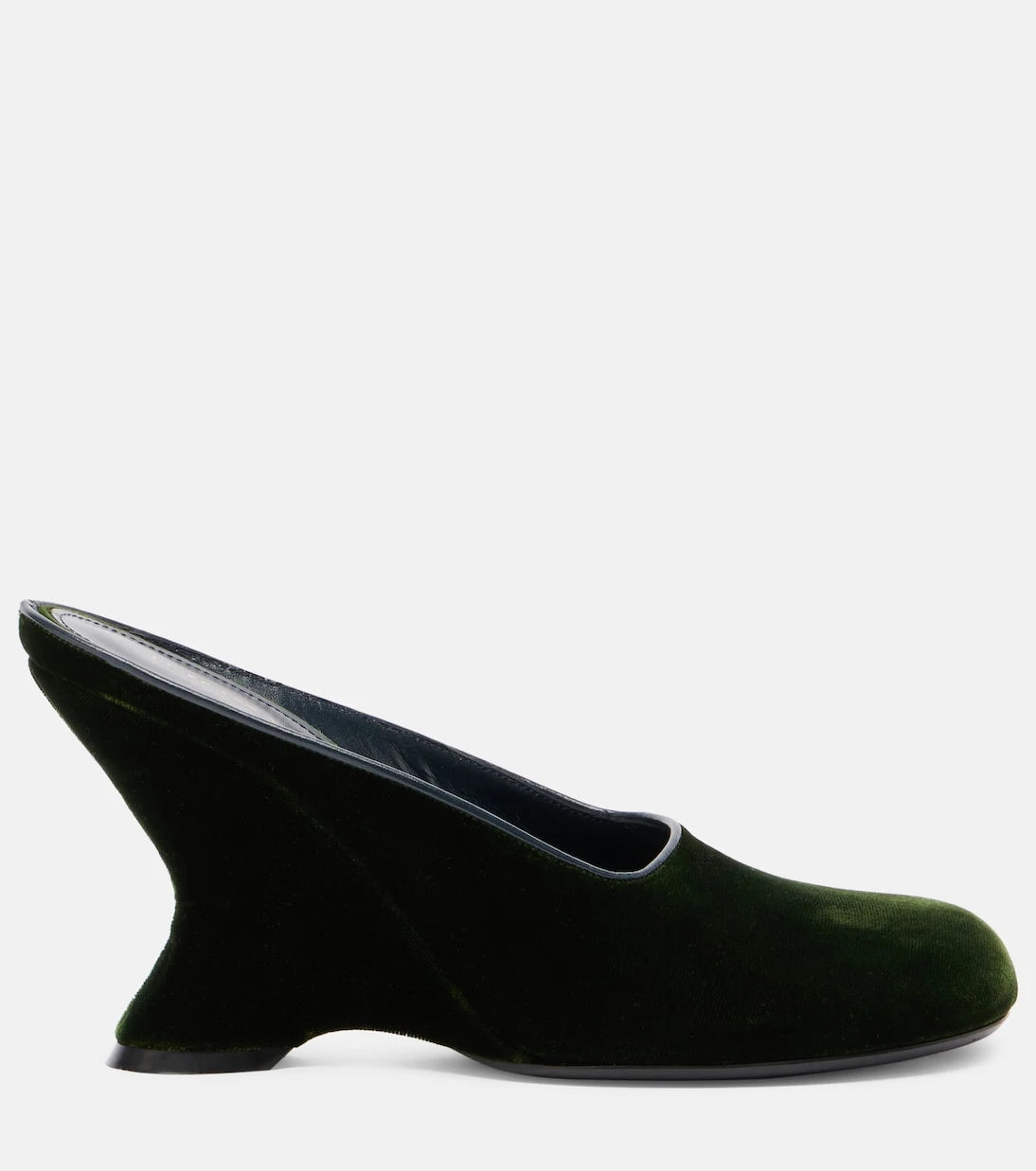 Dries Van Noten - 95 kadife dolgu topuklar
