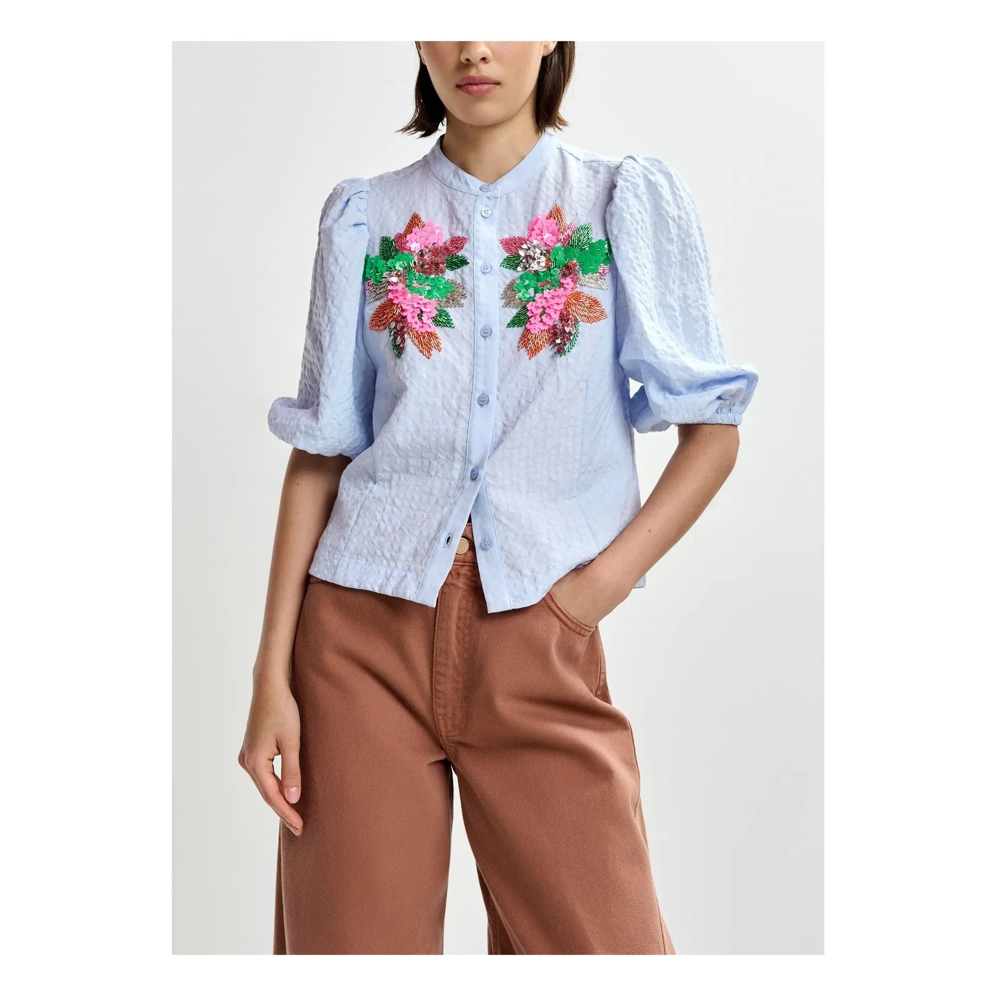 Essentiel Antwerp - Jaiden shirt | Light blue