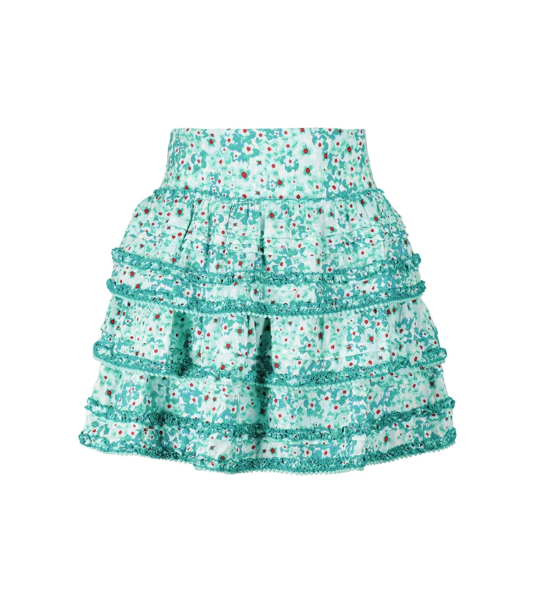 Poupette St Barth - Bibi floral high-rise miniskirt