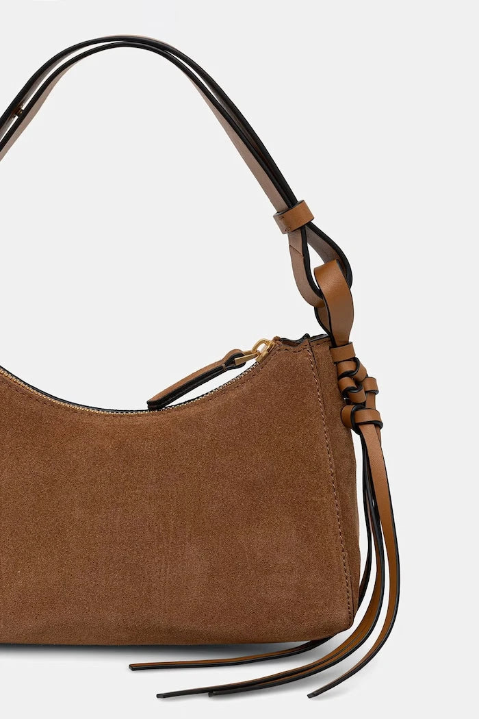 Tommy Hilfiger süet kadın alışveriş çantası