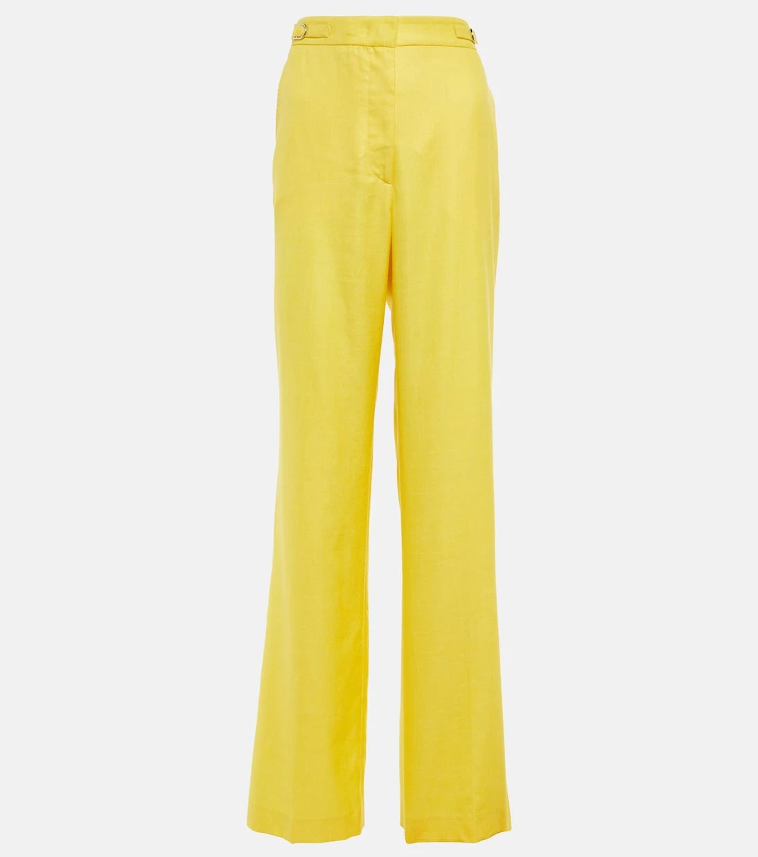 Gabriela Hearst - Straight wool, silk and linen pants