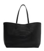 Burberry Black Leather Highlands Tote Bag