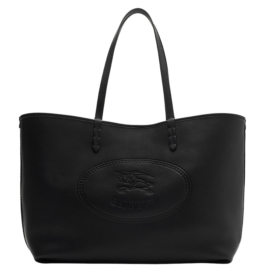 Burberry Black Leather Highlands Tote Bag
