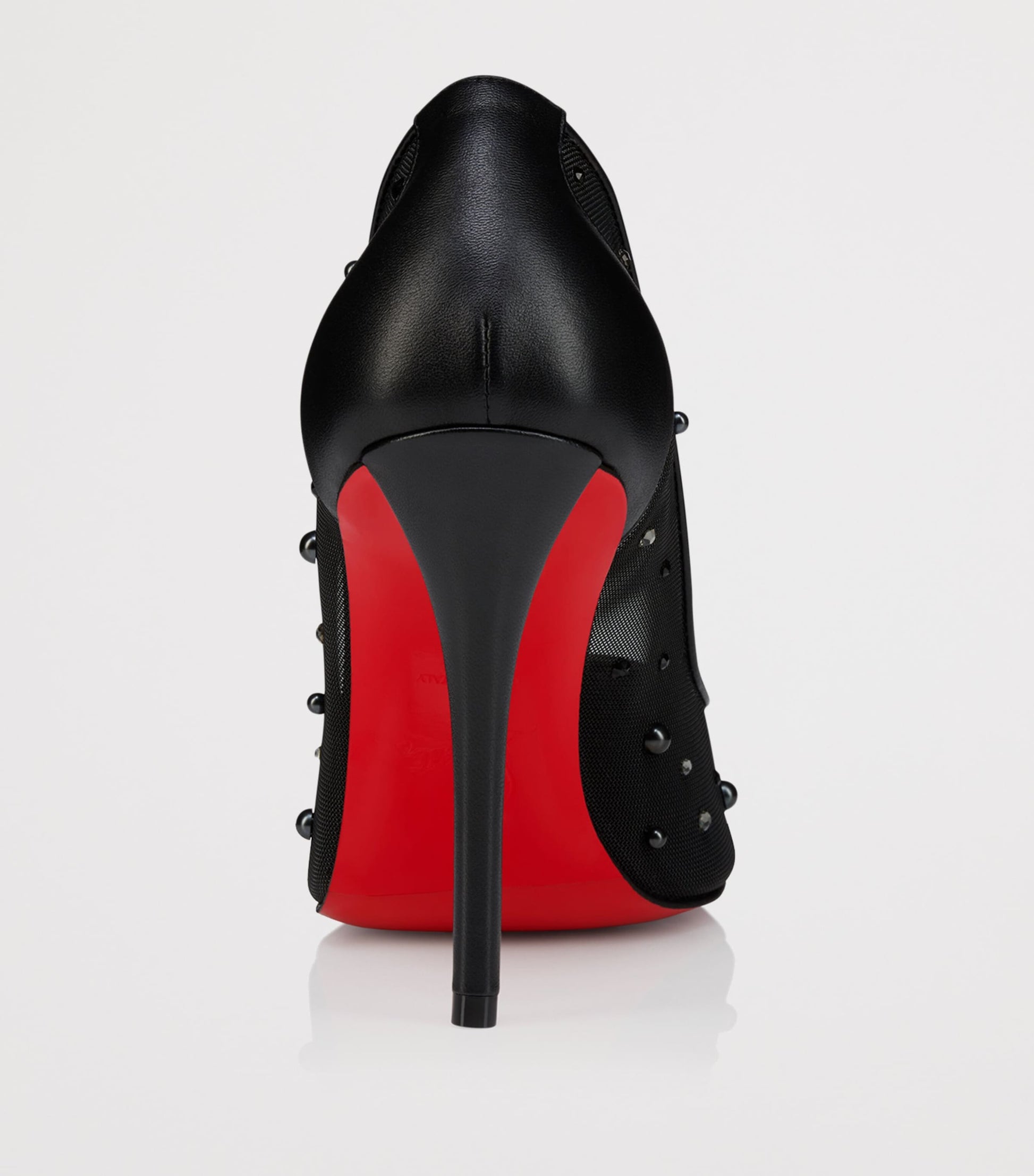 Christian Louboutin Miss Z Leather-Strass Pumps 100