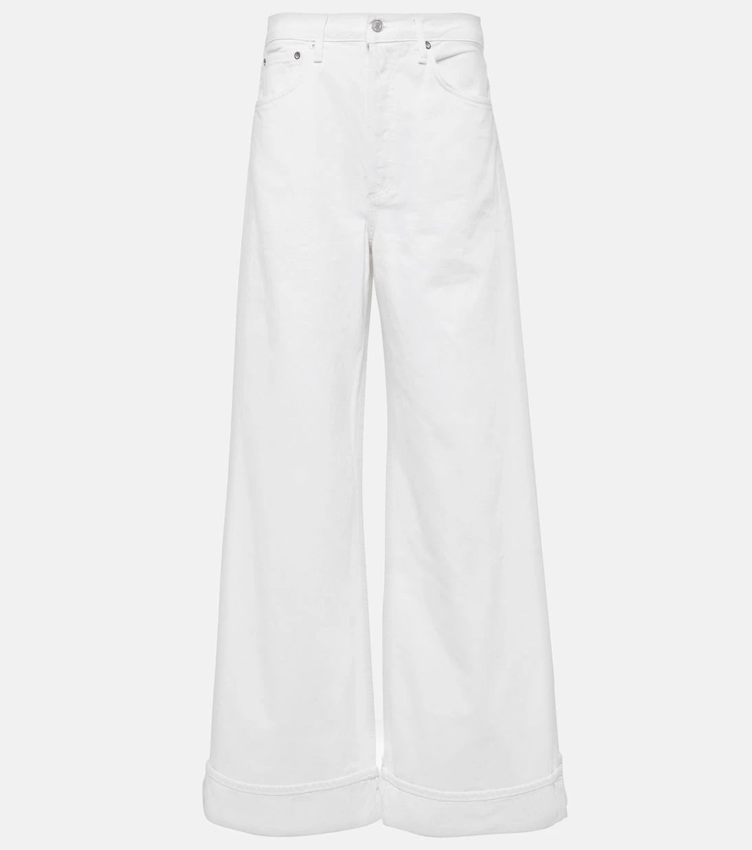 Agolde - Dame Jean high-rise wide-leg jeans