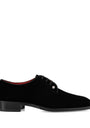 Christian Louboutin Chambeliss Night Strass Velvet Derby Shoes