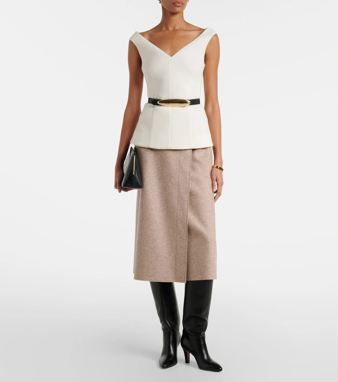 Paris Texas - Elsa leather knee-high boots