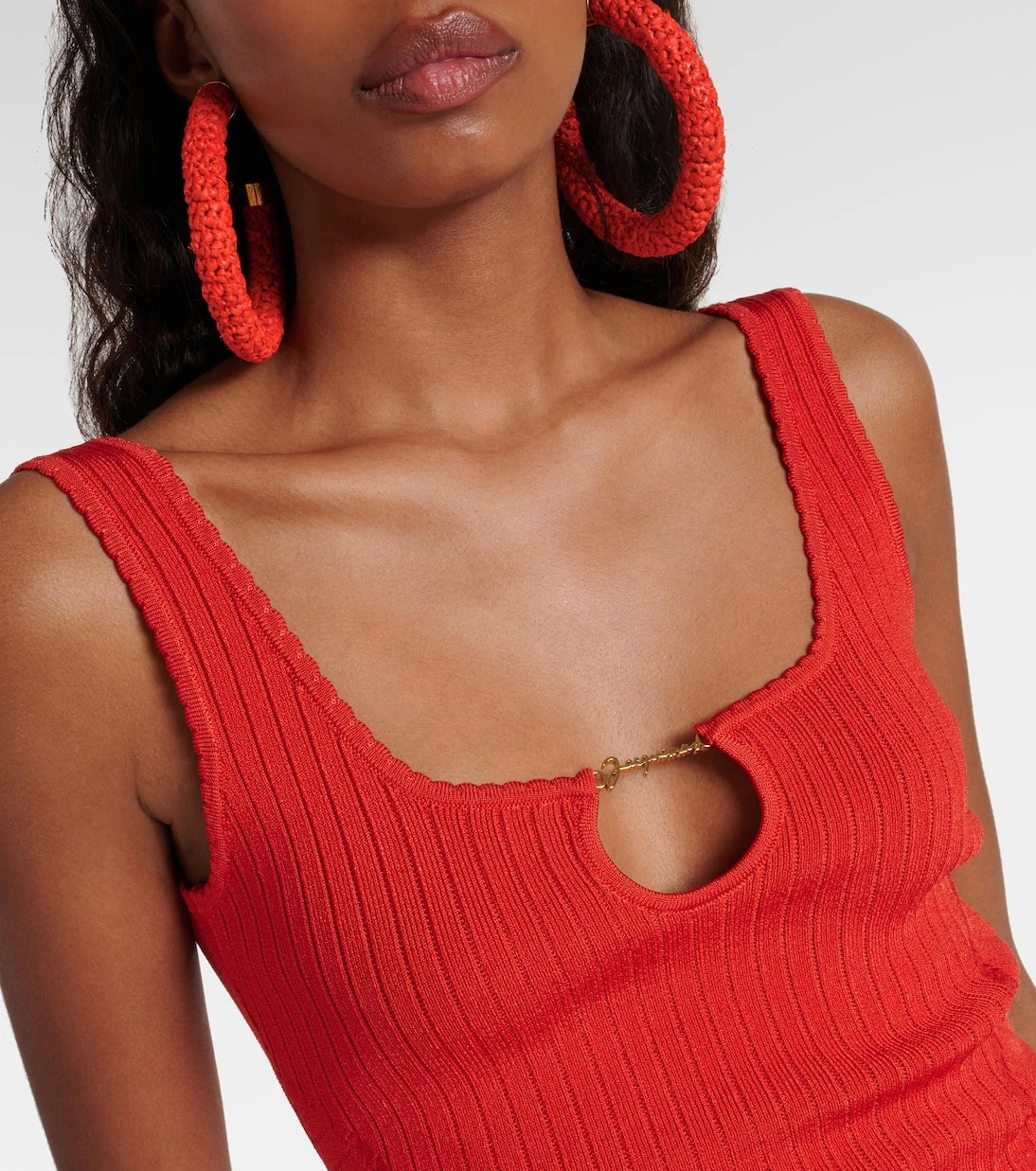 Jacquemus - La Mini Robe Sierra ribbed-knit minidress