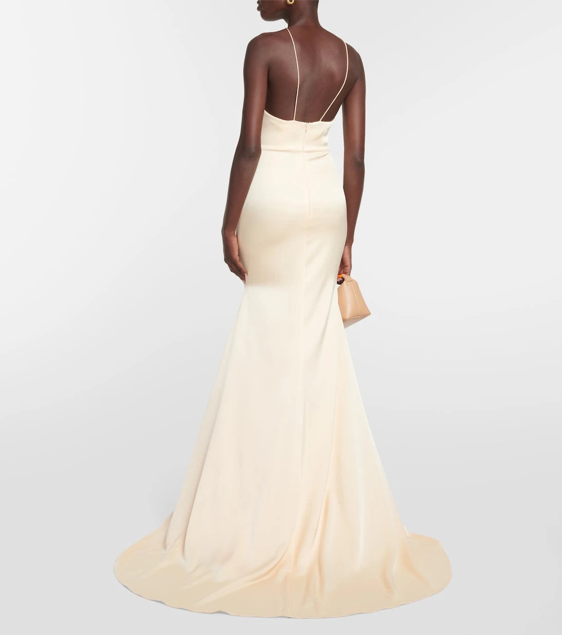 Alex Perry - Drake halterneck cutout satin gown
