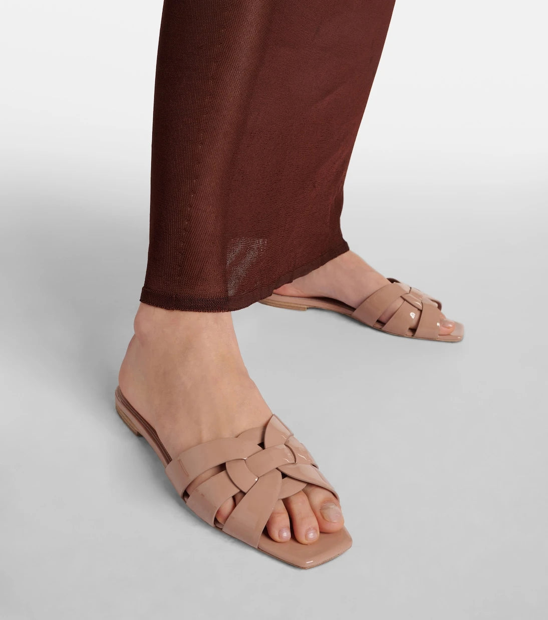 Saint Laurent - Tribute Nu Pieds 05 leather sandals