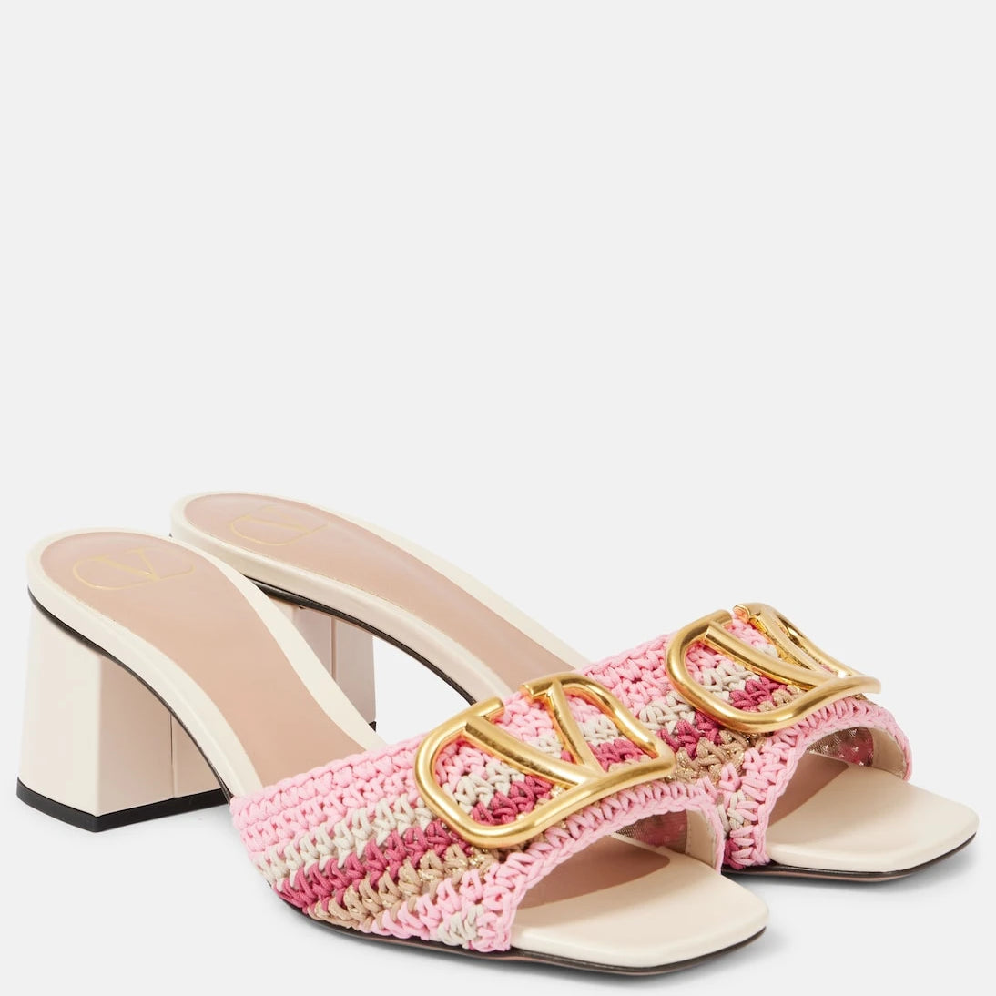 Valentino Garavani - VLogo 60 crochet mules