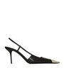 Saint Laurent Leather Jeanne Slingback Pumps 75