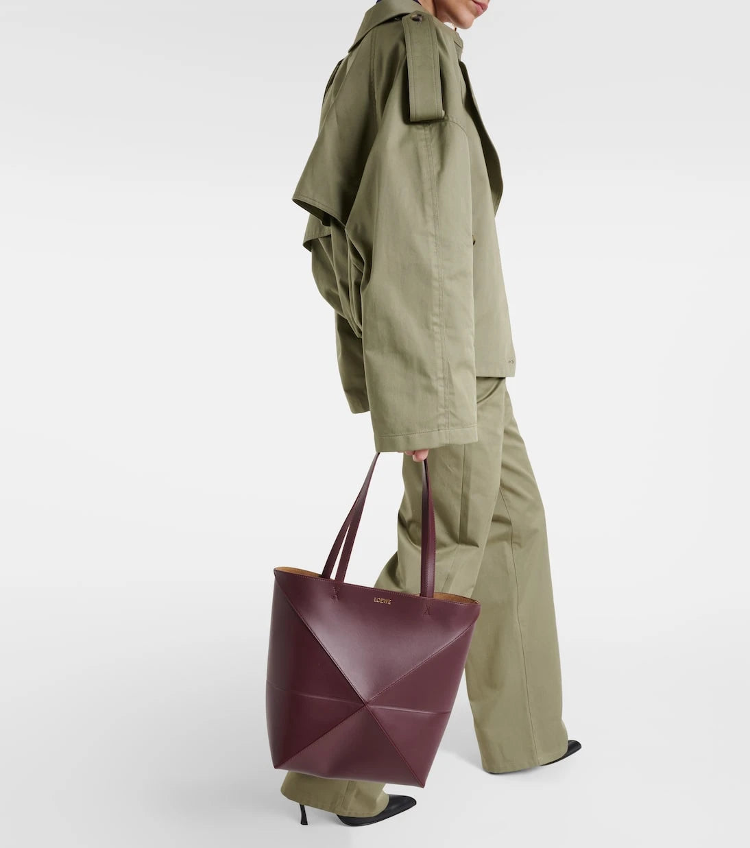 Loewe - Puzzle Fold Medium leather tote bag