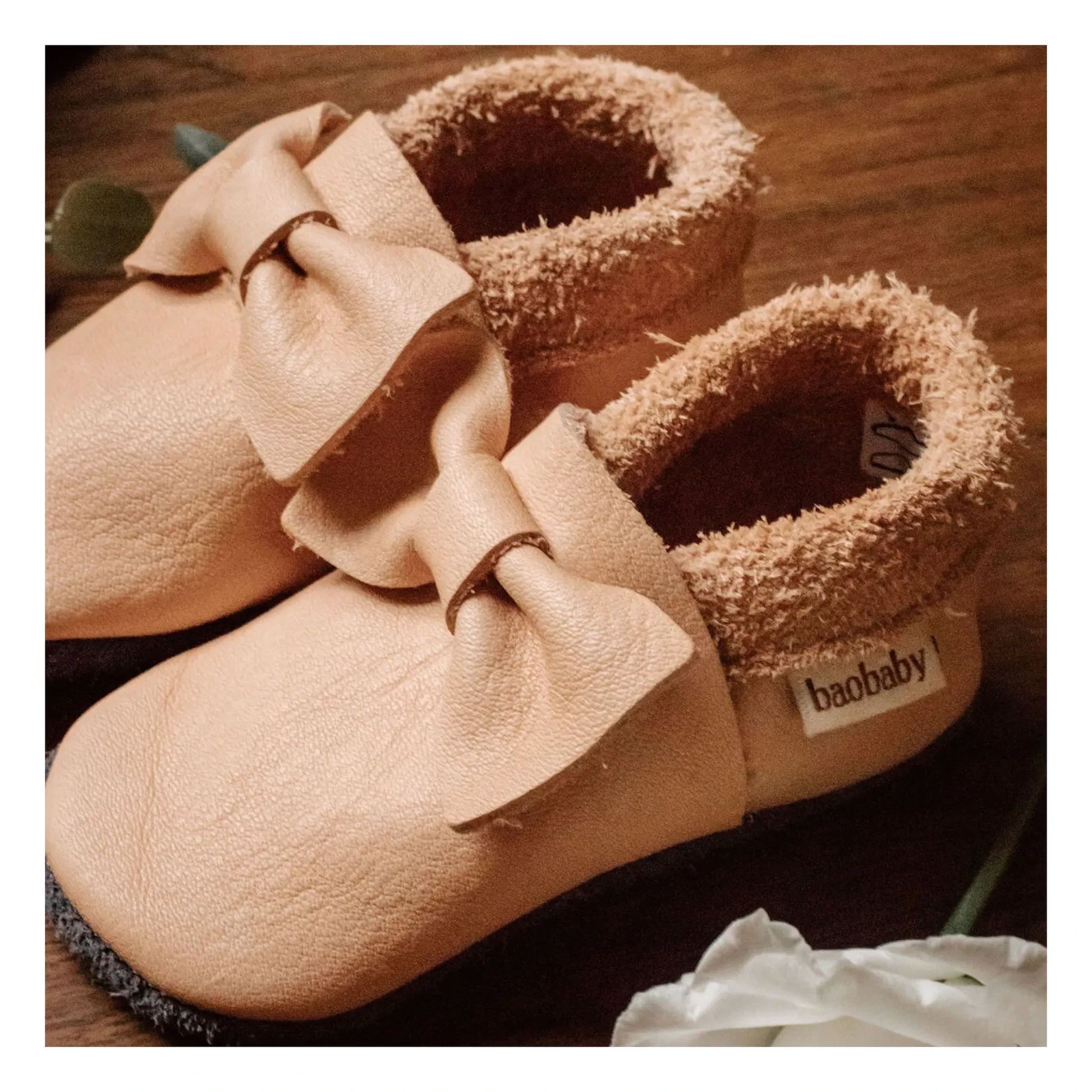 Baobaby - Knot Slippers | Beige pink