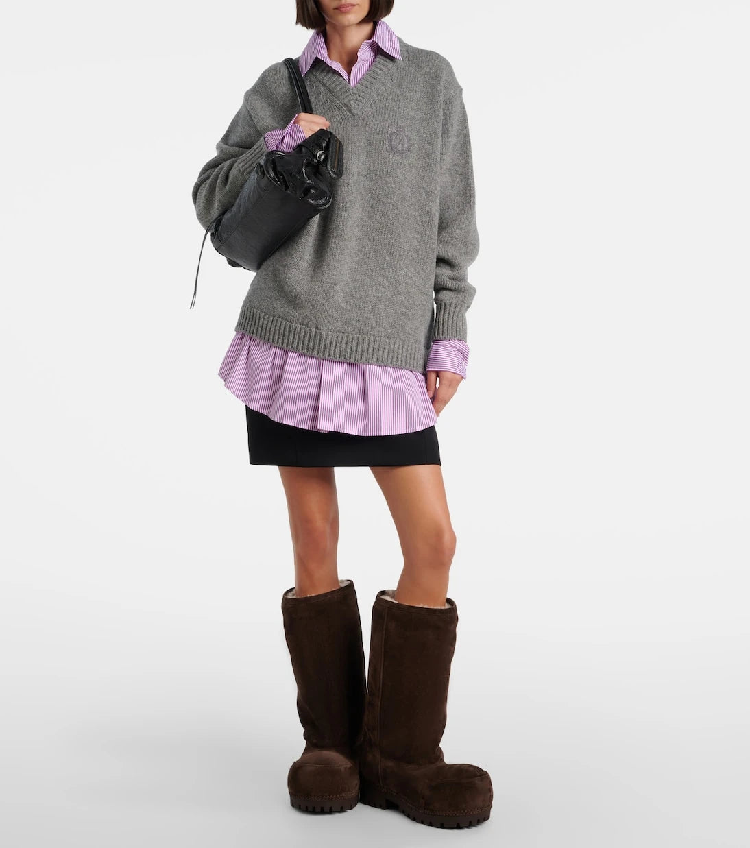 Balenciaga - Alaska suede mid-calf boots