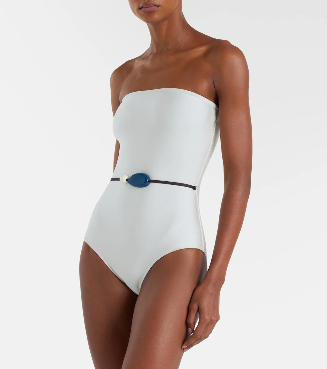 Adriana Degreas - Belted embellished swimsuit
