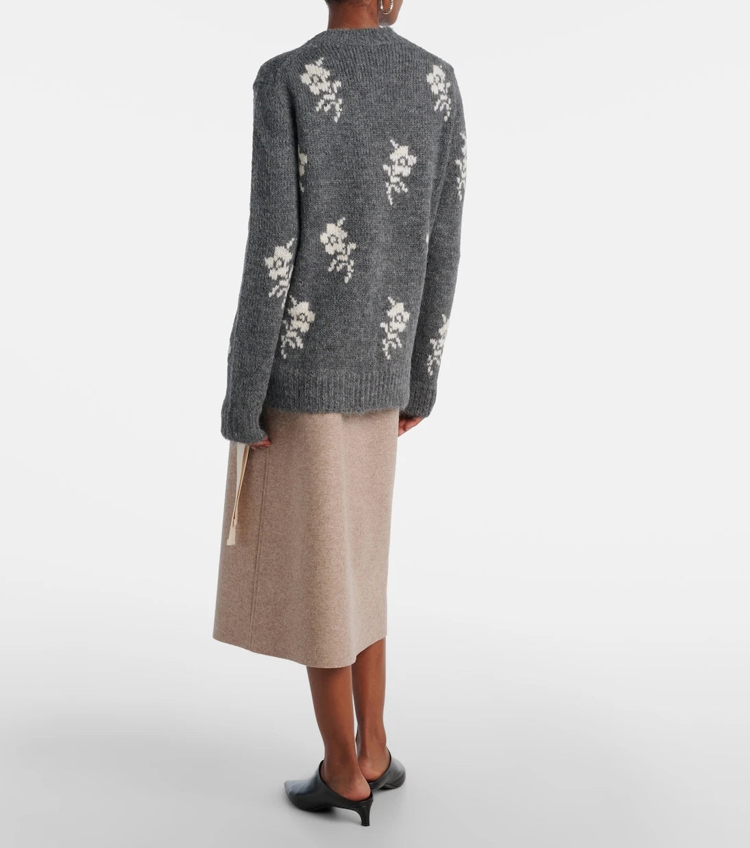 Jil Sander - Intarsia alpaca and wool-blend sweater