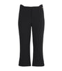 Victoria Beckham Black Tab-Detail Cropped Trousers