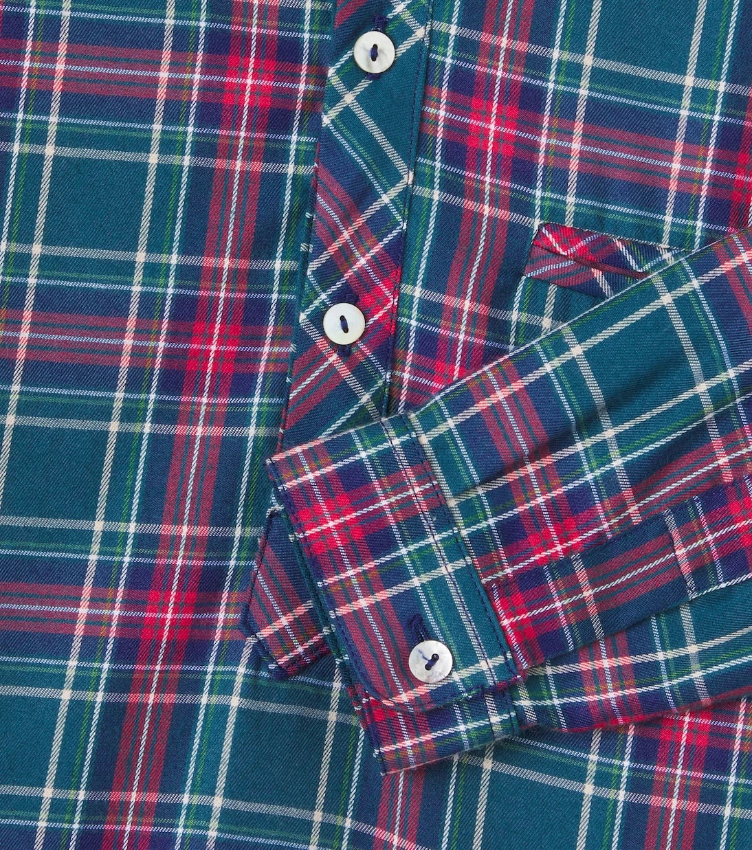 La Coqueta - Mateo tartan cotton-blend shirt