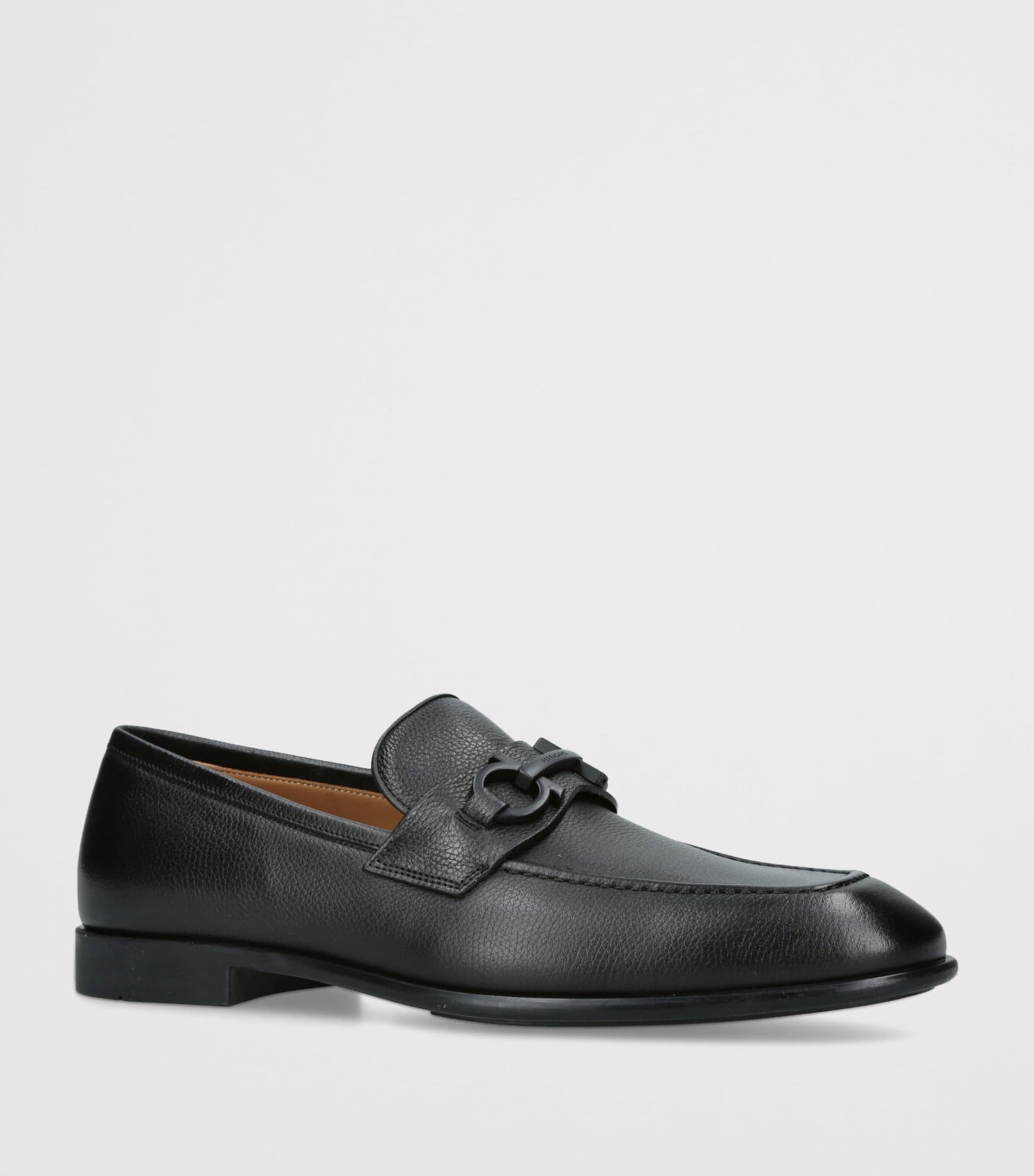 Salvatore Ferragamo Leather Foster Gancho Loafers