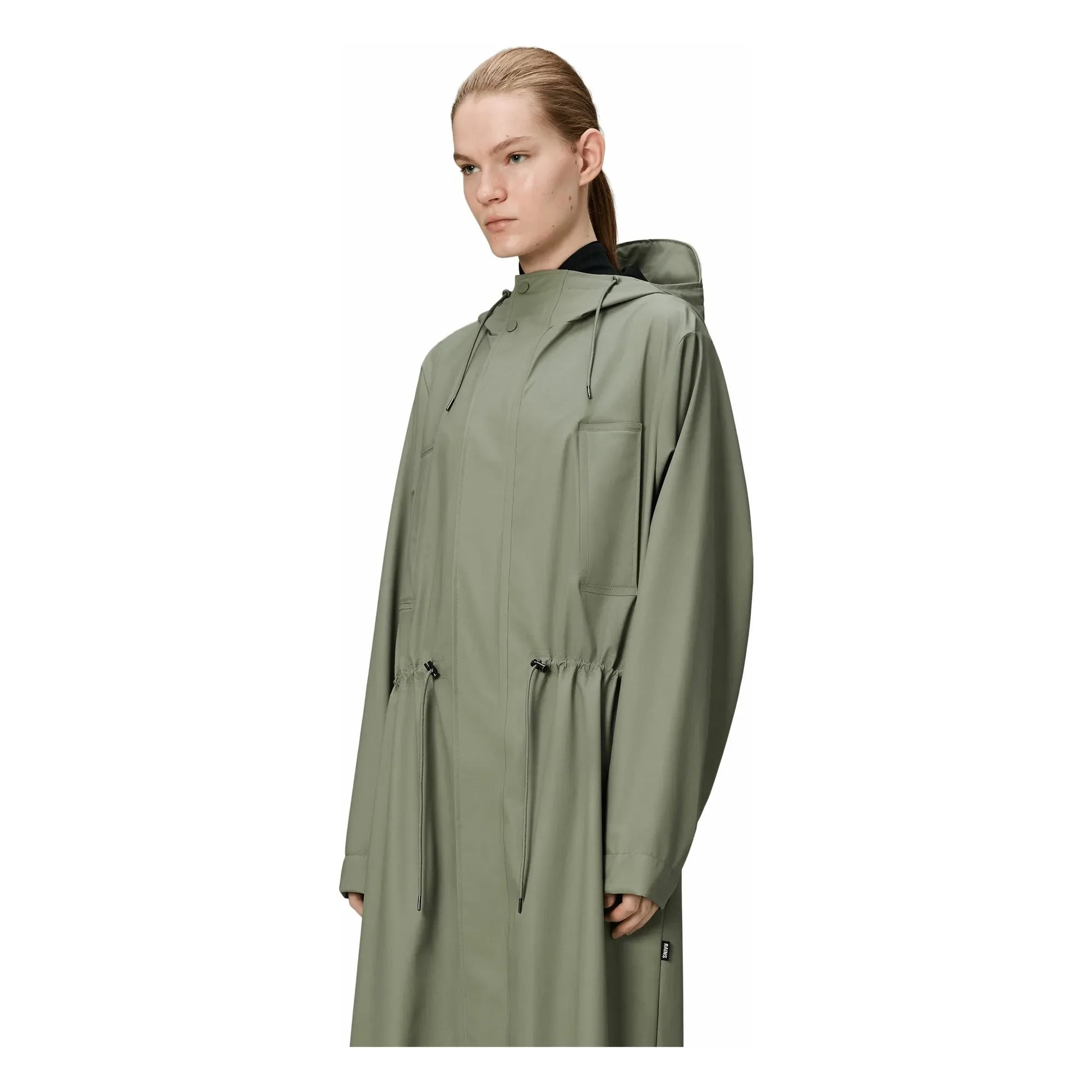 Rains - Bold W3 Long Jacket | Light khaki