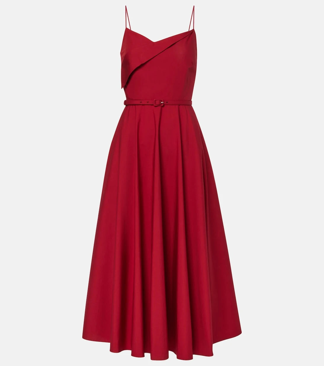 Roland Mouret - Cotton poplin midi dress