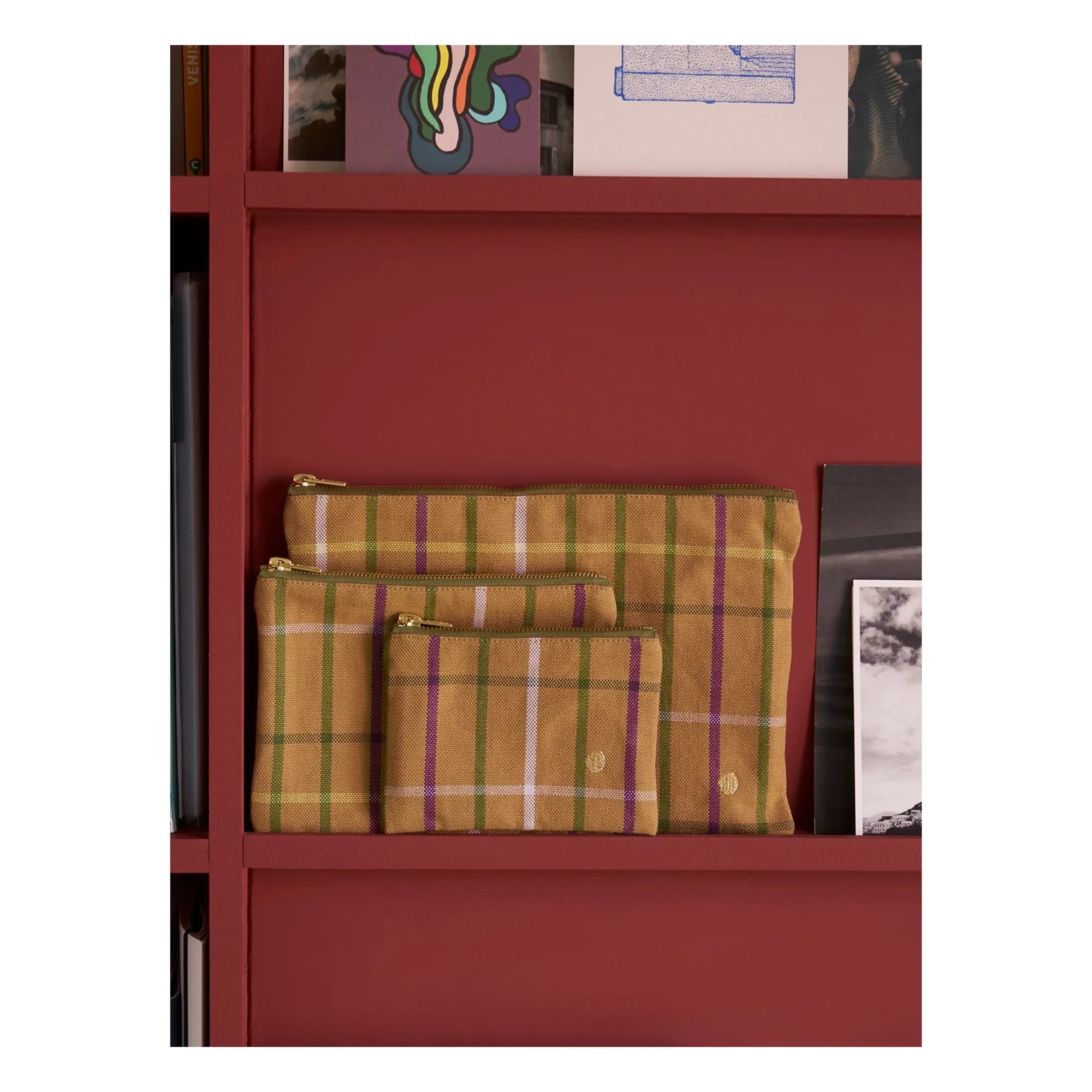 La cerise sur le gâteau - Scotty clutch bag | Mustard