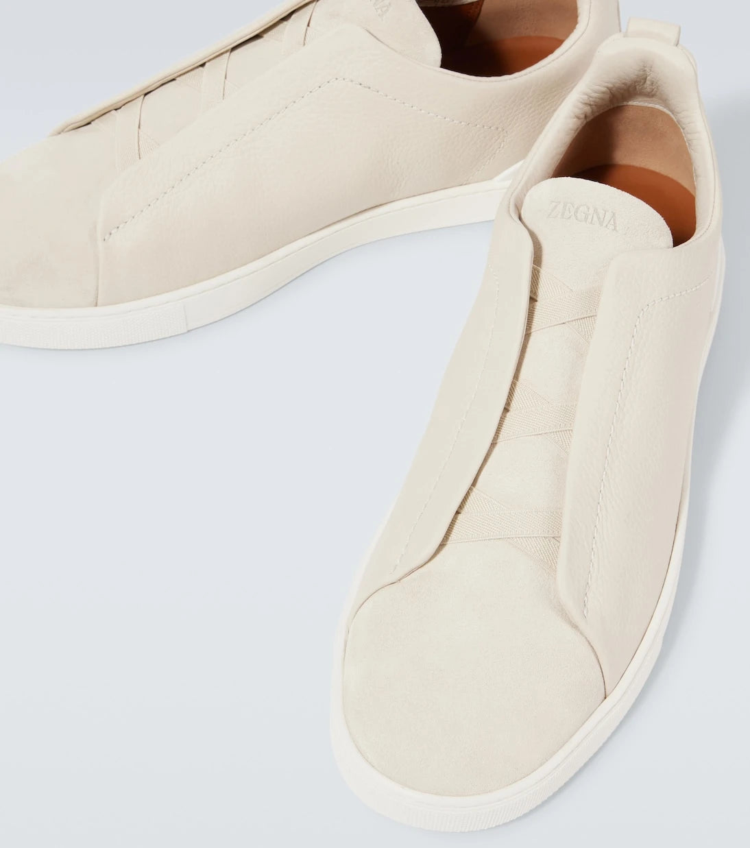 Zegna - Triple Stitch leather sneakers