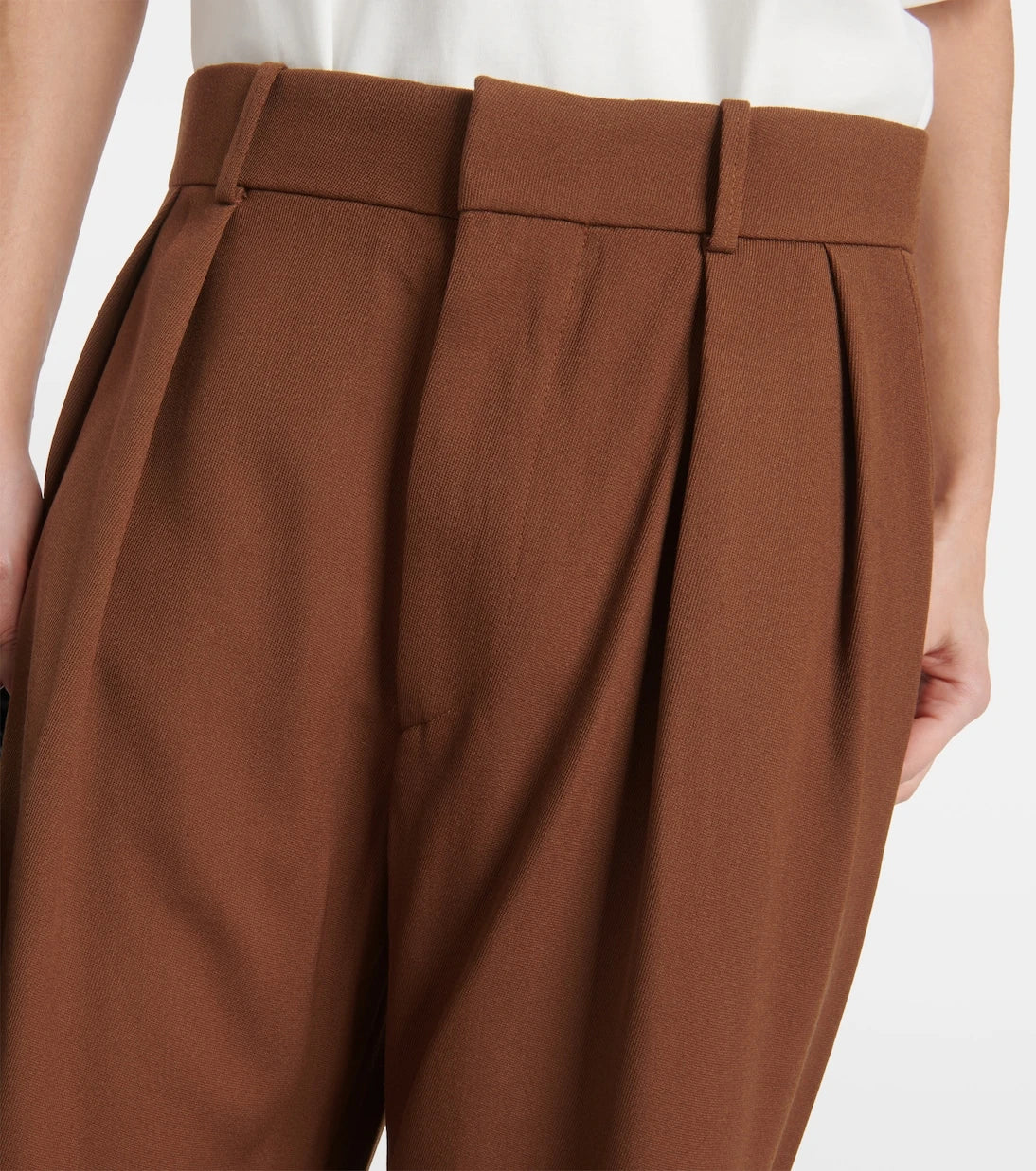 Wardrobe.NYC - Low-rise wool wide-leg pants
