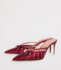 Malone Souliers Red Satin Embellished Marisa Heeled Mules 70