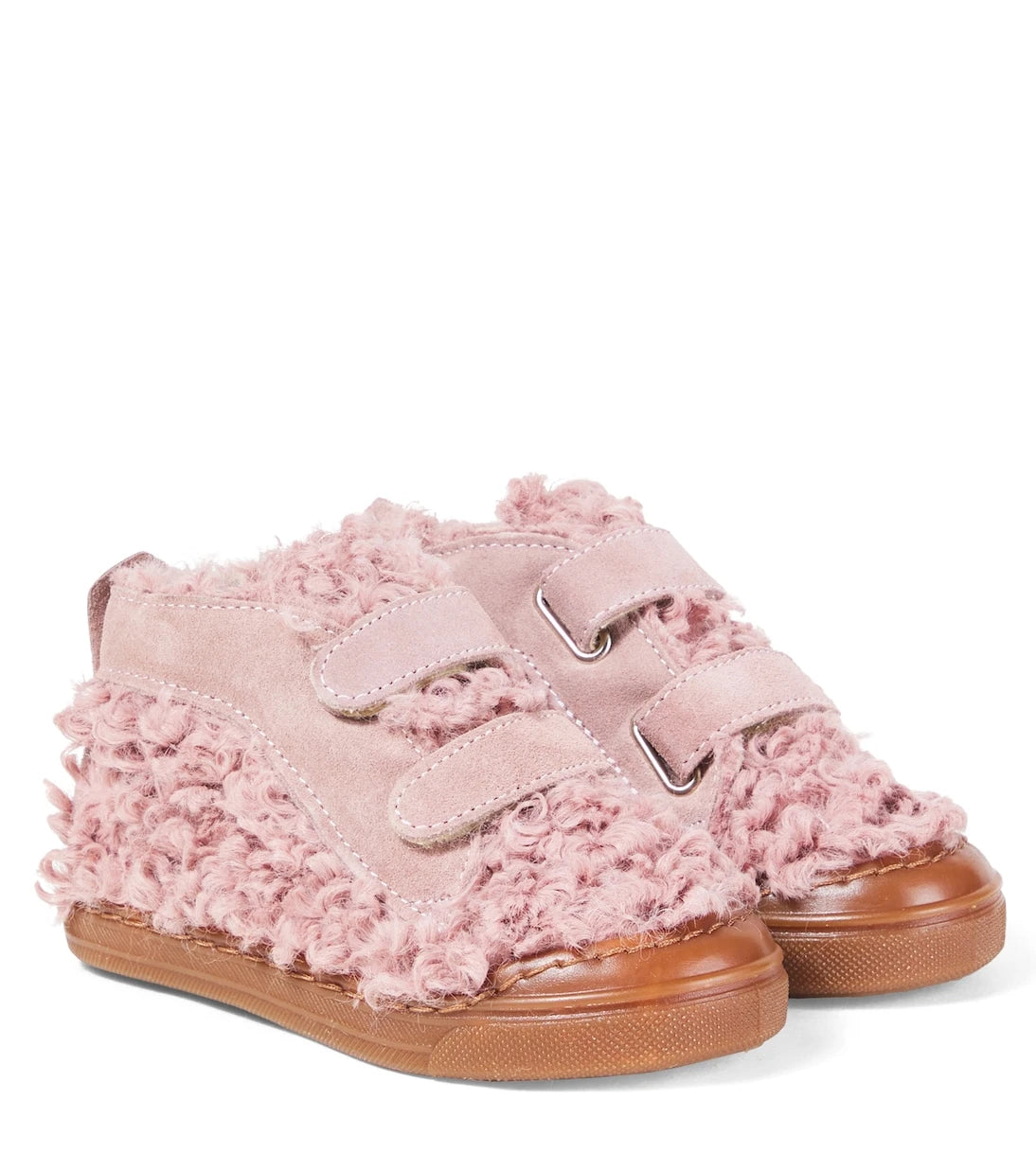PèPè - Suede-trimmed sneakers