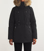 Mackage Black Fur-Trim Jeni-FZ Down Coat