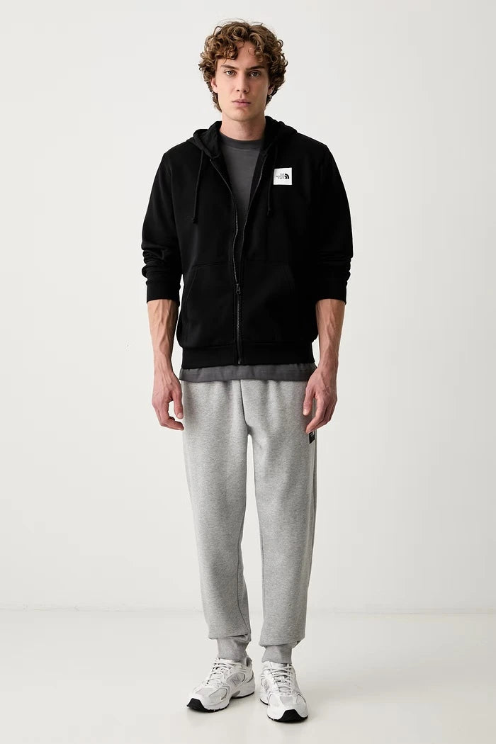 Kapüşonlu, fermuarlı erkek pamuklu The North Face Box Regular sweatshirt